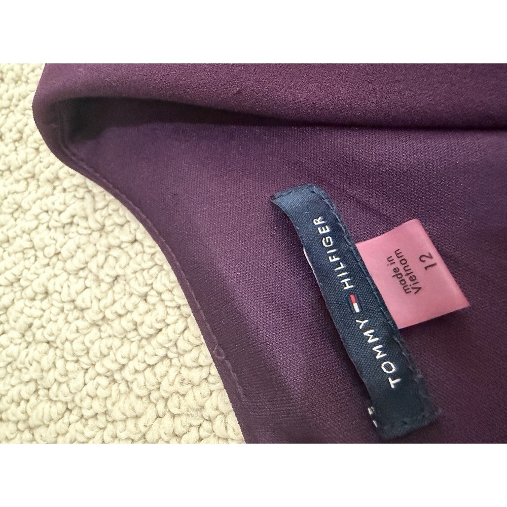 tommy hilfiger women purple jumpsuit size 12 - Picture 4 of 9